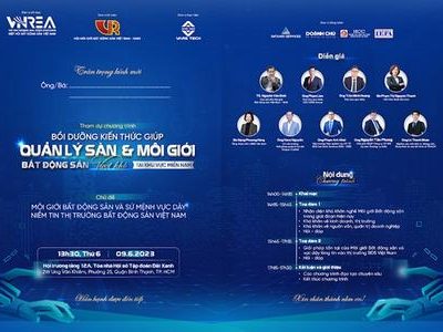 Hội Môi Giới Tổ Chức Chương Trình “Bồi Dưỡng Kiến Thức Giúp Quản Lý Sàn Và Môi Giới Bất Động Sản Vượt Khó”