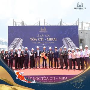 The Minato Residence (Tòa CT1) Cất Nóc Vượt Kế Hoạch
