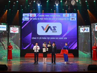 Định Hướng “Thép Xanh” Từ Ngày Đầu Thành Lập, VAS Được Vinh Danh Tập Đoàn Sản Xuất Hàng Đầu Vì Môi Trường