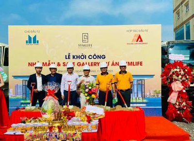 Khởi Công Khu Nhà Mẫu Và Sales Gallery Dự Án Symlife