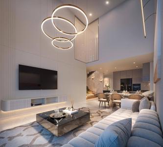 Ấn Tượng Không Gian Sống Đậm Chất Đương Đại Tại Căn Hộ Thu Thiem Zeit River