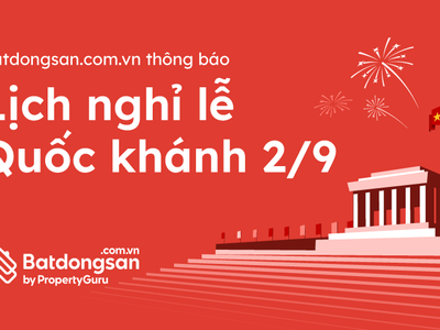 Batdongsan.com.vn Thông Báo Lịch Nghỉ Lễ Quốc Khánh 2/9/2024