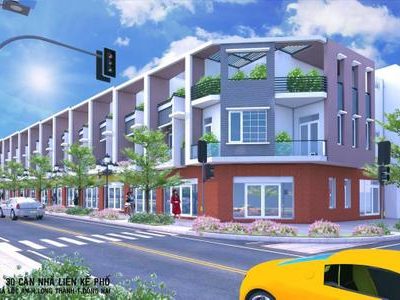 Mở Bán Thành Công 30 Căn Nhà Dãy Mặt Tiền Phố Khu Dân Cư Lộc An