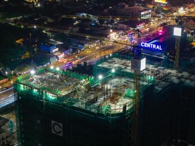 Cận Cảnh Công Trường Dự Án La Pura Ngày Đêm Sáng Đèn