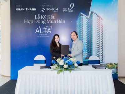 SonKimLand Chính Thức Ký Kết Hợp Đồng Mua Bán Căn Hộ Alta Height Tại The 9 Stellars