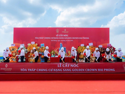 Golden Crown Hai Phong Chính Thức Cất Nóc, Khẳng Định Vị Thế Biểu Tượng Phố Cảng