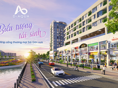 Thương Phố Bên Sông – Sức Hút Khó Cưỡng Của Shop Thương Mại Đã Hiện Hữu Tại D-Aqua