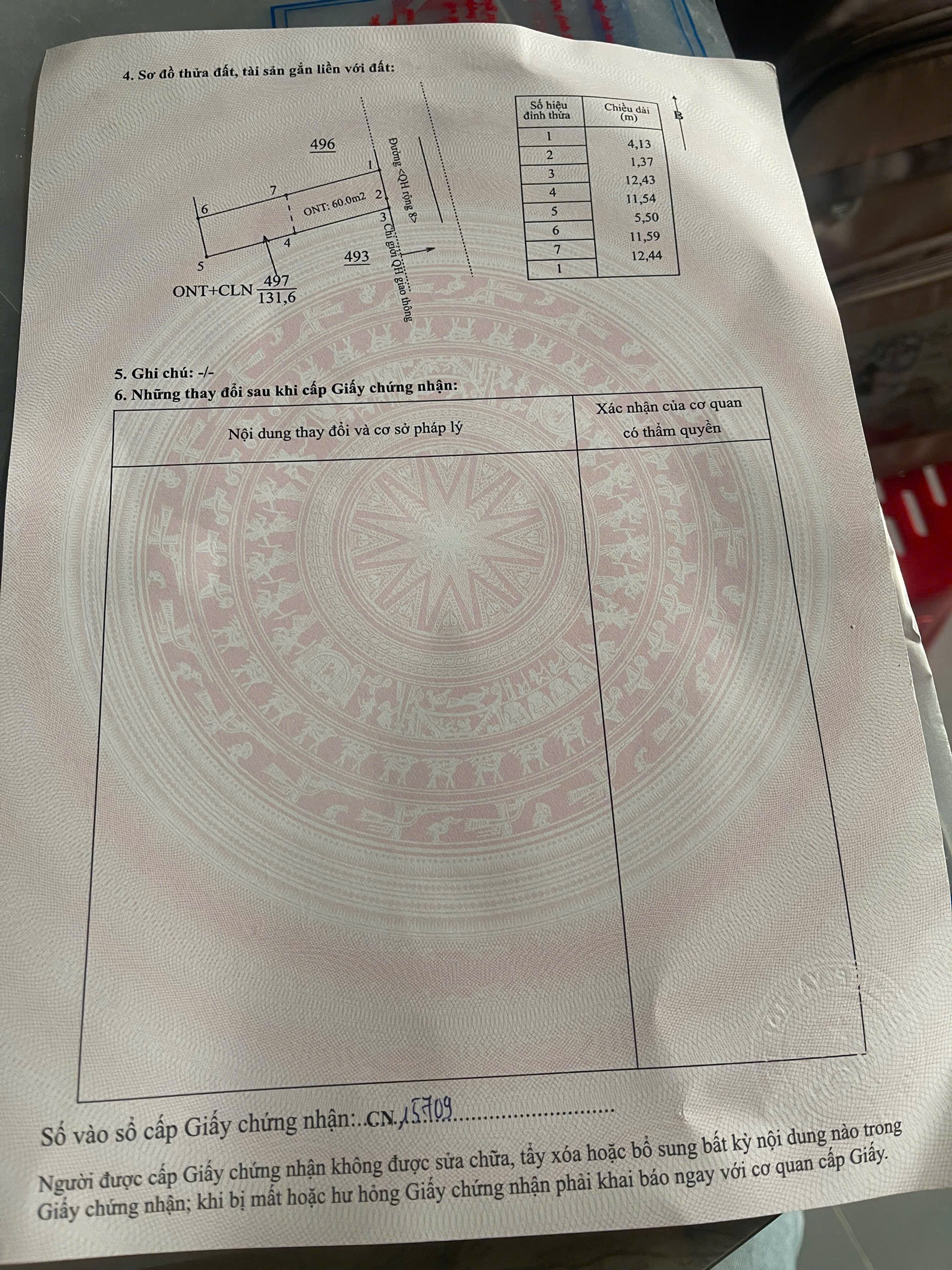 Bán Đất Nền 132m² Hẻm Kho Thái Phúc Đường Bê Tông – Giá 1 Tỷ 290 Triệu