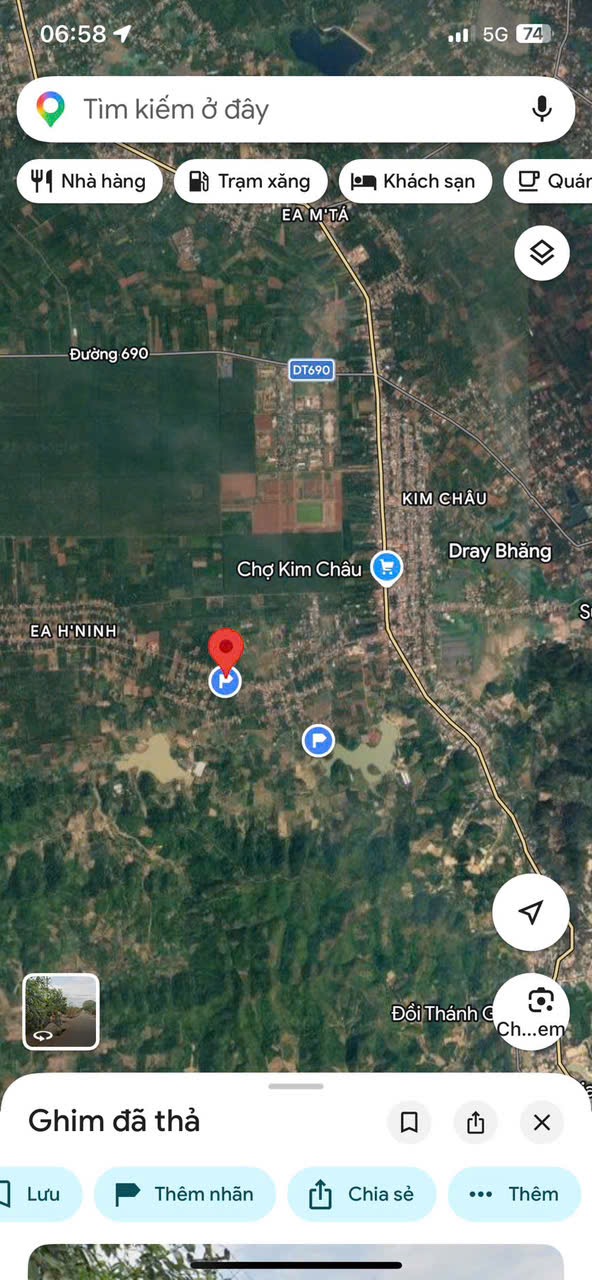 Bán Đất nền 180m² Sau Chợ Kim Châu Long Khánh – Giá 600 Triệu
