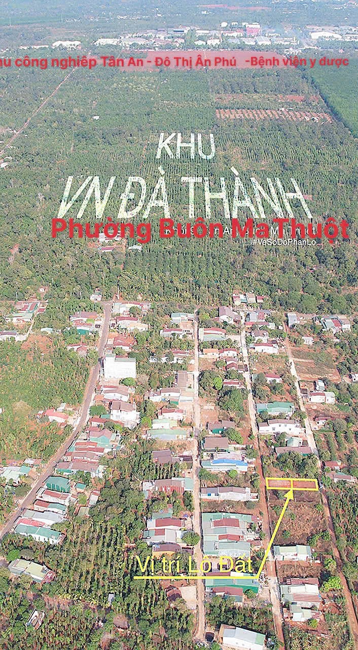 Bán Đất Nền 87m² Phường Tân An Buôn Ma Thuột – Thổ Cư Giá 776 Triệu