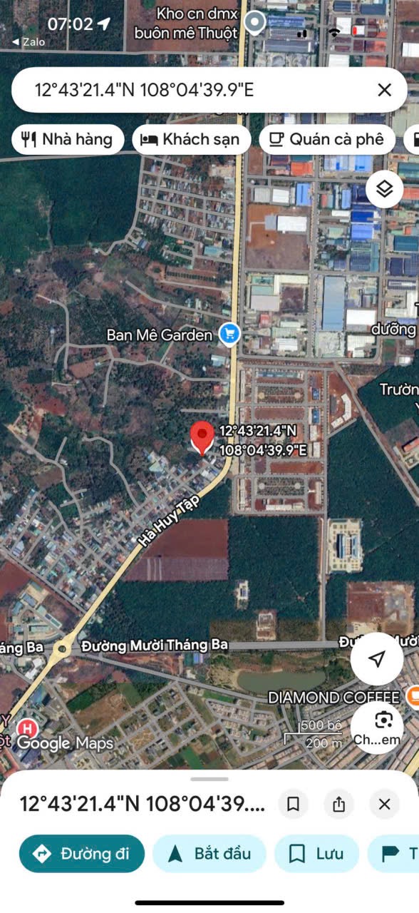 Bán Đất Nền 52m2 Hẻm 723 Hà Huy Tập Tân An – 1 Tỷ 350 Triệu
