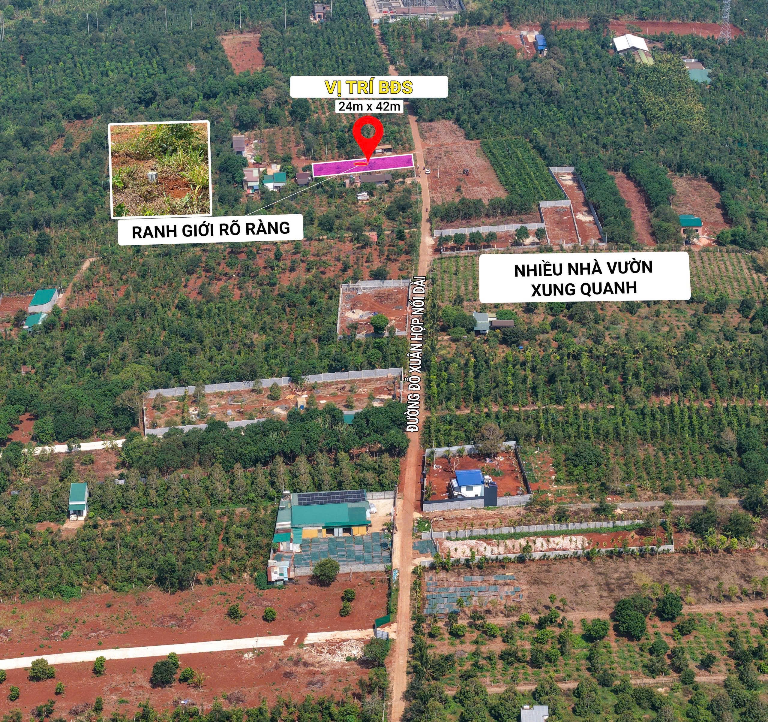 Bán Đất Nhà Vườn 510m² Đường Đỗ Xuân Hợp BMT – Giá 1 Tỷ 500 Triệu