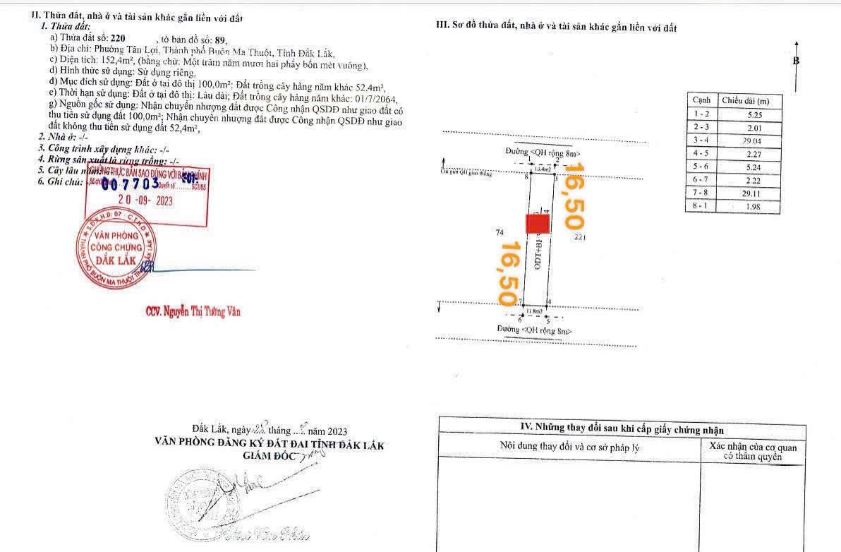 Bán Đất Nền 86m² Phường Tân An BMT – Gần KCN Giá Chỉ 776 Triệu