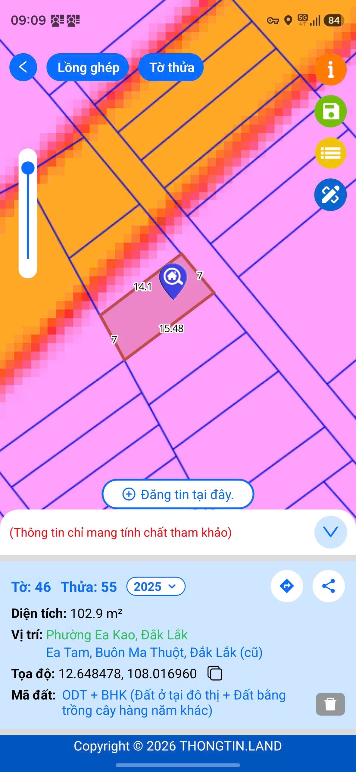 Bán Nhà Hẻm 105m² Săm Bram Buôn Ma Thuột – Full Nội Thất, Giá 2 Tỷ 550 Triệu