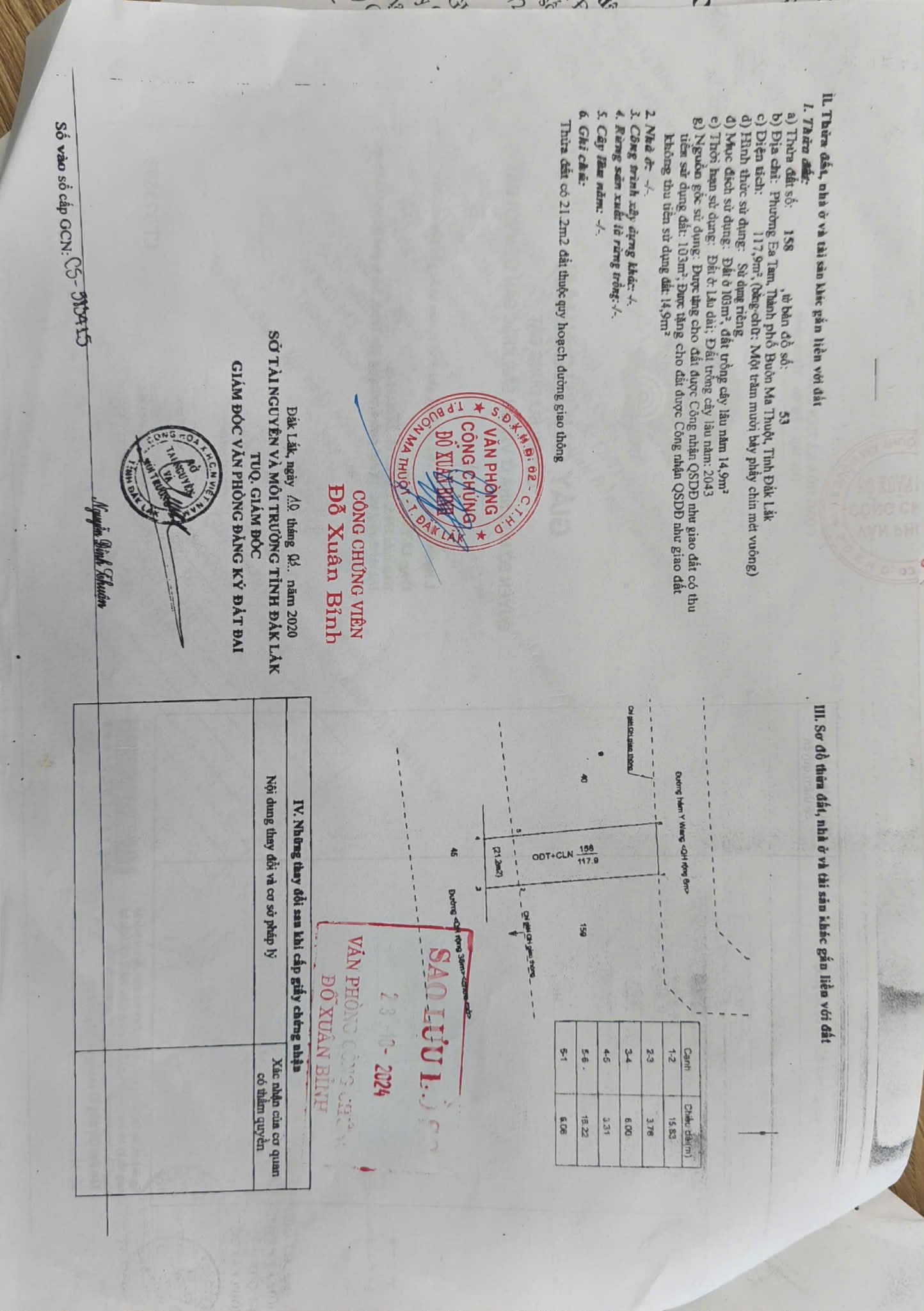 Bán Đất Nền 120m² Hẻm 185 Y Wang Ea Tam – Giá 1 Tỷ 990 Triệu