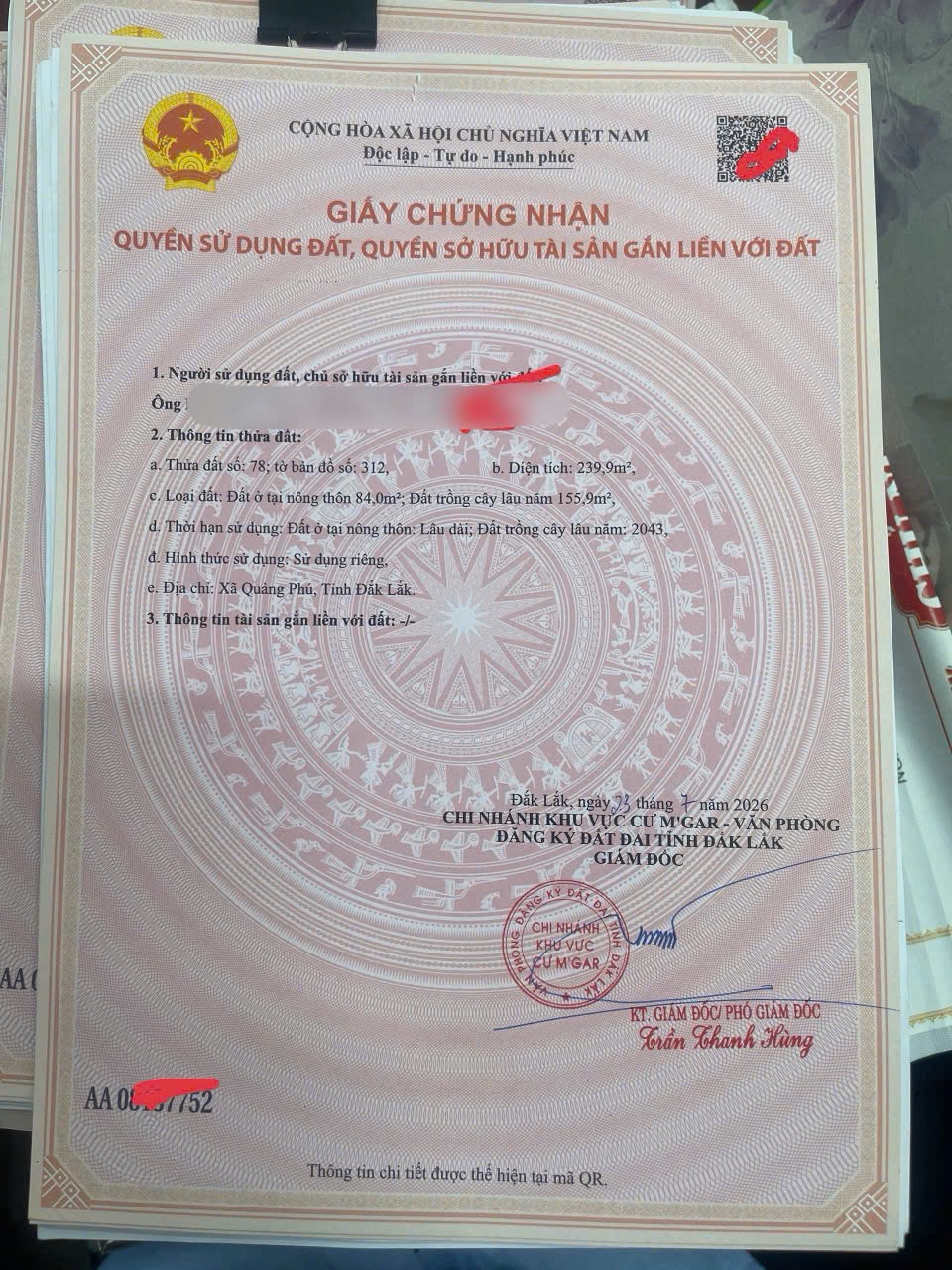 Bán Đất Mặt Tiền 240m² Tân An Buôn Ma Thuột – Kinh Doanh Đa Ngành