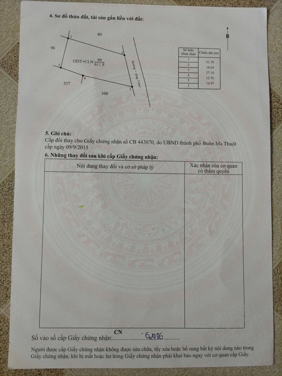 Bán Đất Nền 595m² Hẻm Y Wang Phường Ea Kao – Giá 3 Tỷ 570 Triệu
