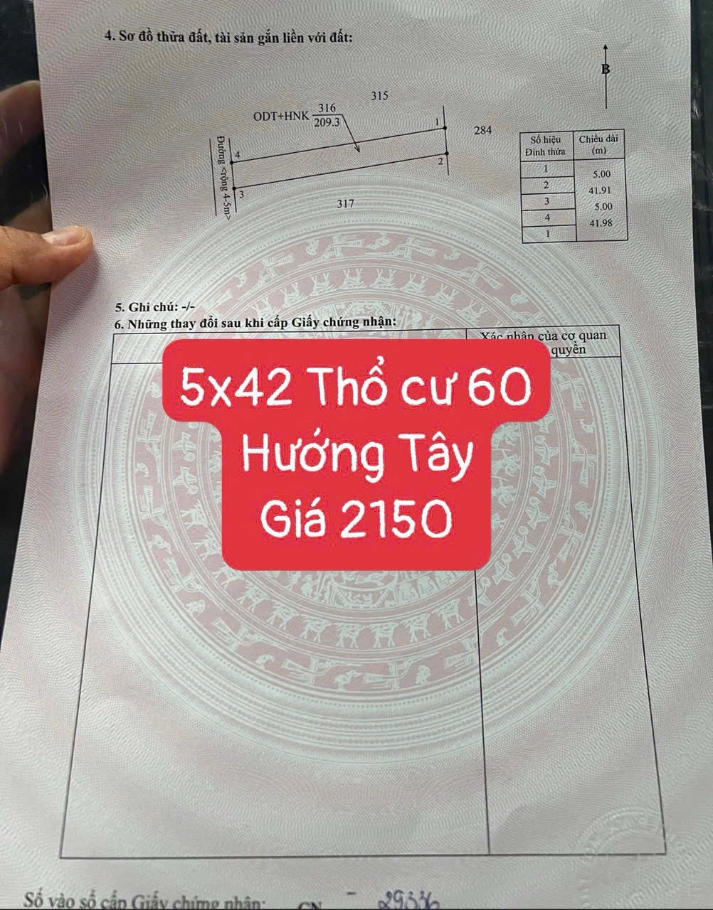 Bán Đất Nền 210m² Thôn 6 Xã Cư Êbur BMT – Giá 2 Tỷ 150 Triệu