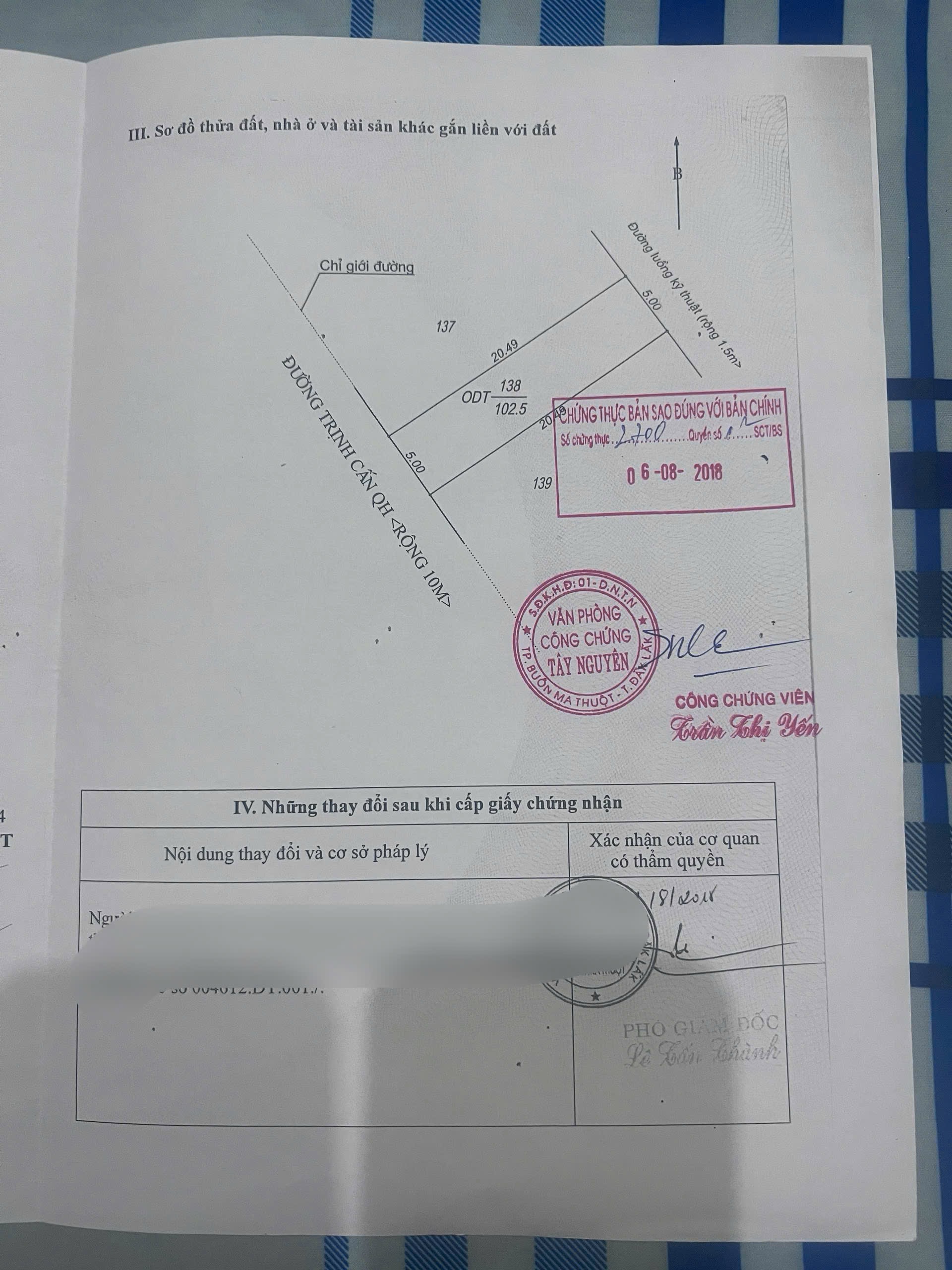 Bán Nhà Mặt Tiền 102.5m² Trịnh Văn Cấn Tân Lợi – Giá 6 Tỷ Nội Thất Gỗ
