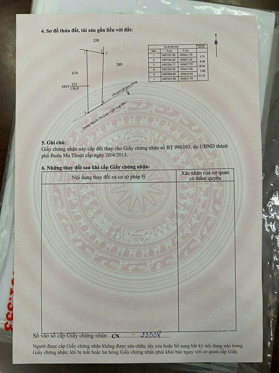 Bán Đất Nền 133m² Mặt Tiền Nguyễn Văn Linh Ea Tu – Giá 4 Tỷ 790 Triệu