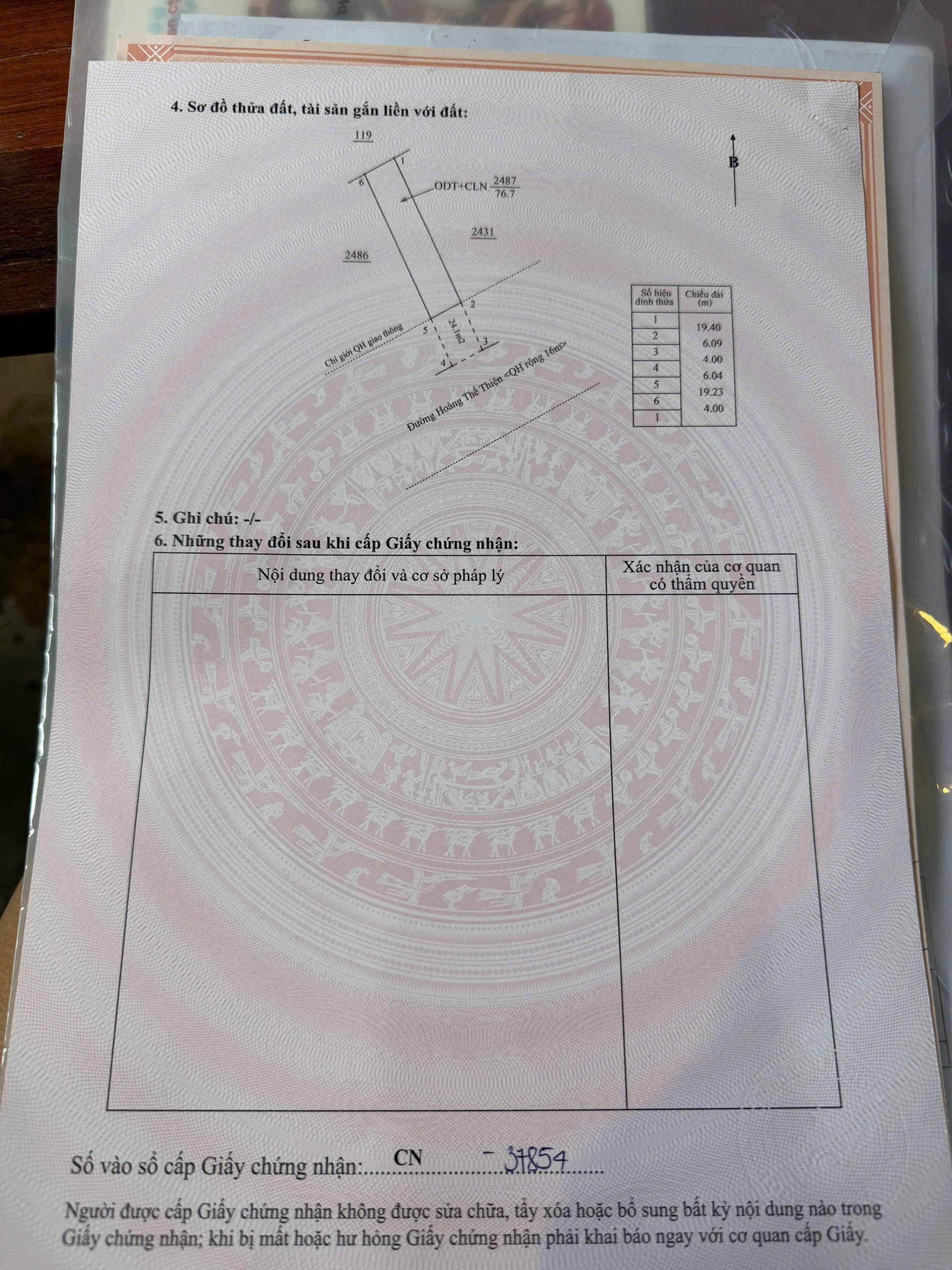 Bán Nhà Mặt Tiền 100m² Hoàng Thế Thiện Tân Lợi – Giá 5 Tỷ 250 Triệu