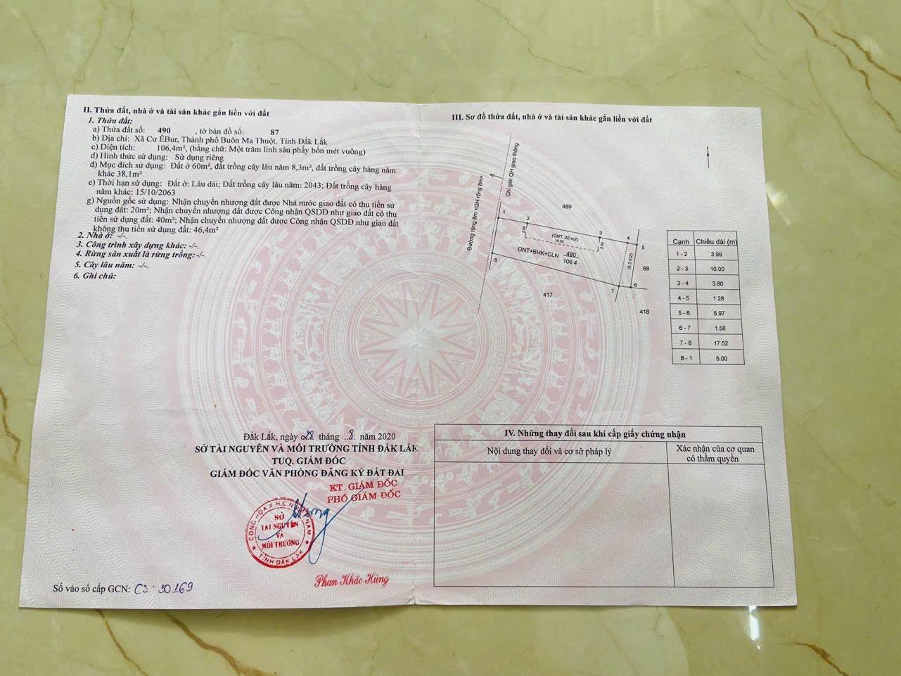 Bán Đất Nền 95m2 Đường B Thôn 3 Cư Êbur BMT – Sát Vành Đai 10-3 Giá 2 Tỷ 350