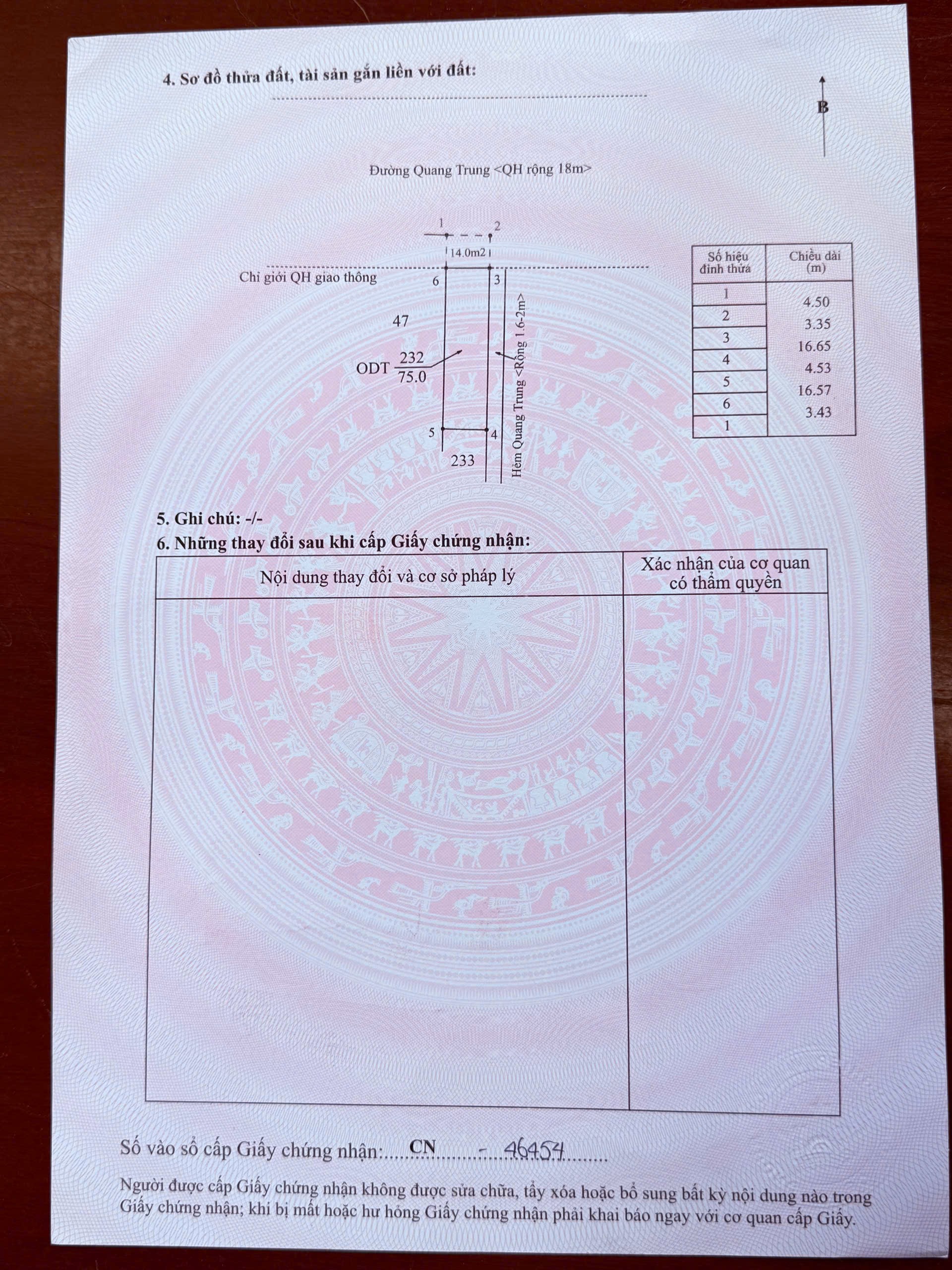 Bán Nhà Mặt Tiền 90m² Đường Quang Trung BMT – Giá 6 Tỷ 850 Triệu