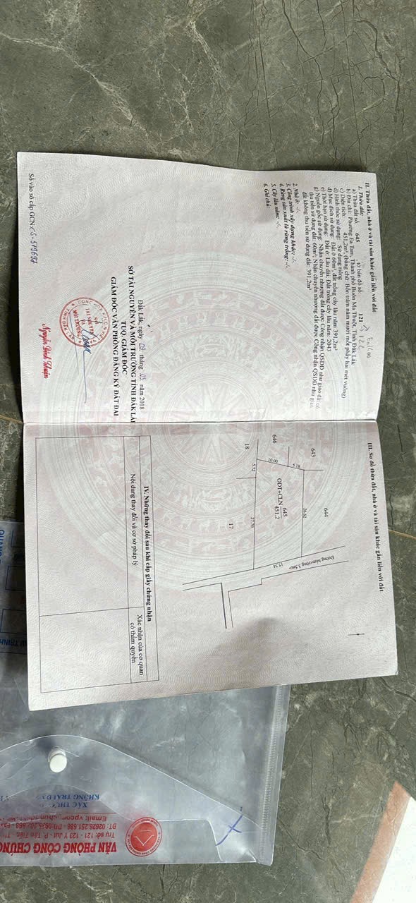 Bán đất nền gần Đại học Tây Nguyên diện tích 378m2