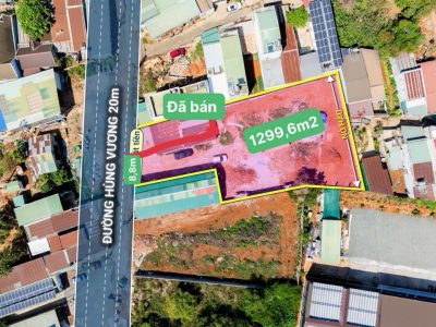 Bán đất nền 1.300 m² mặt tiền Hùng Vương, Buôn Ma Thuột