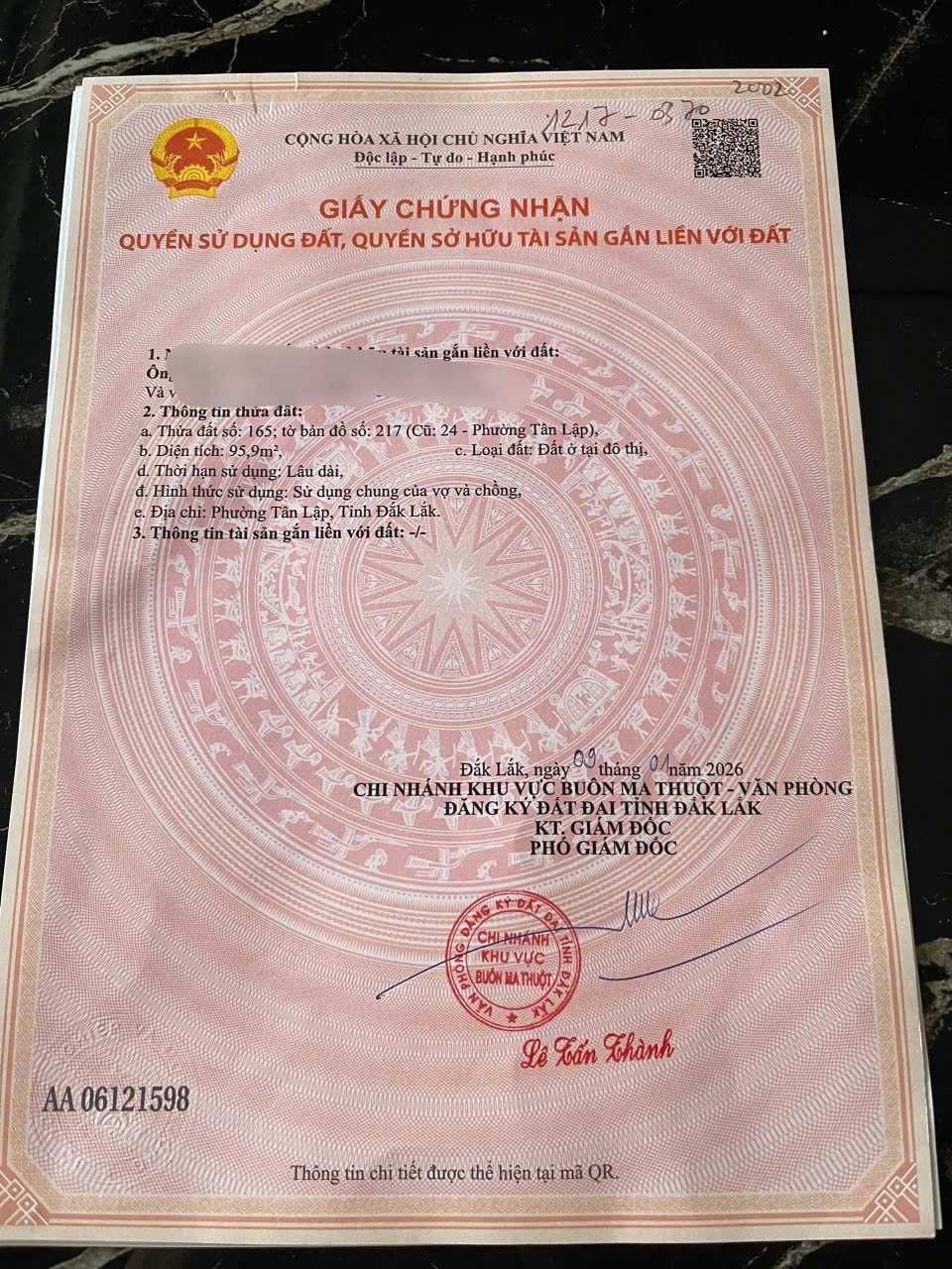 Bán nhà mặt tiền 96m² đường Pi Năng Tắc giá 3,09 tỷ
