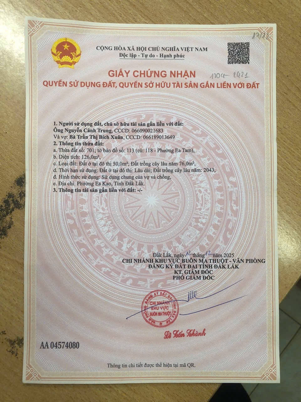 Bán nhà hẻm Phùng Hưng diện tích 125m2 giá 2 tỷ 950 triệu