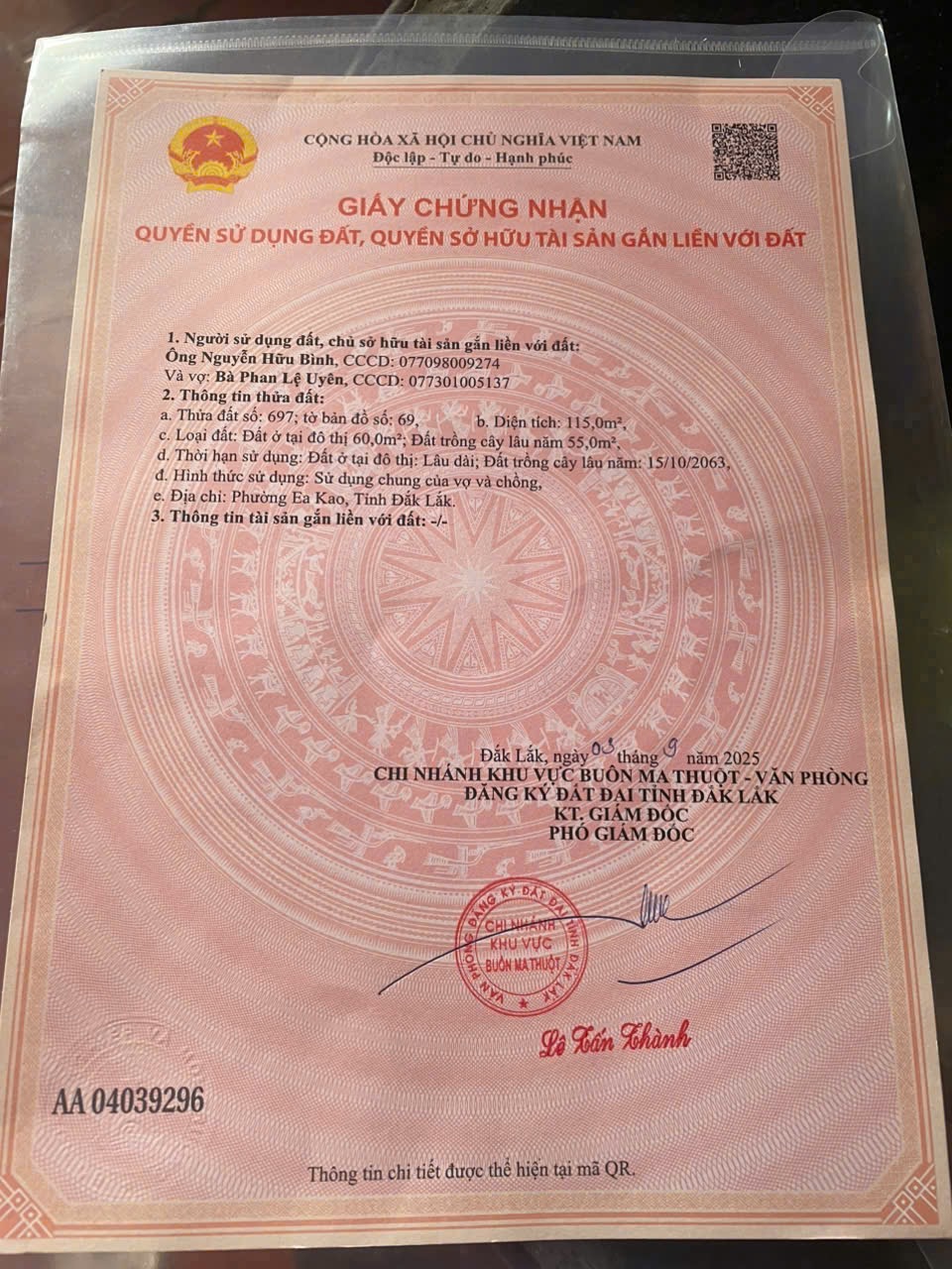 Bán nhà hẻm 2 tầng tại Buôn H’dok Eakao diện tích 114m2 giá 3.249 tỷ