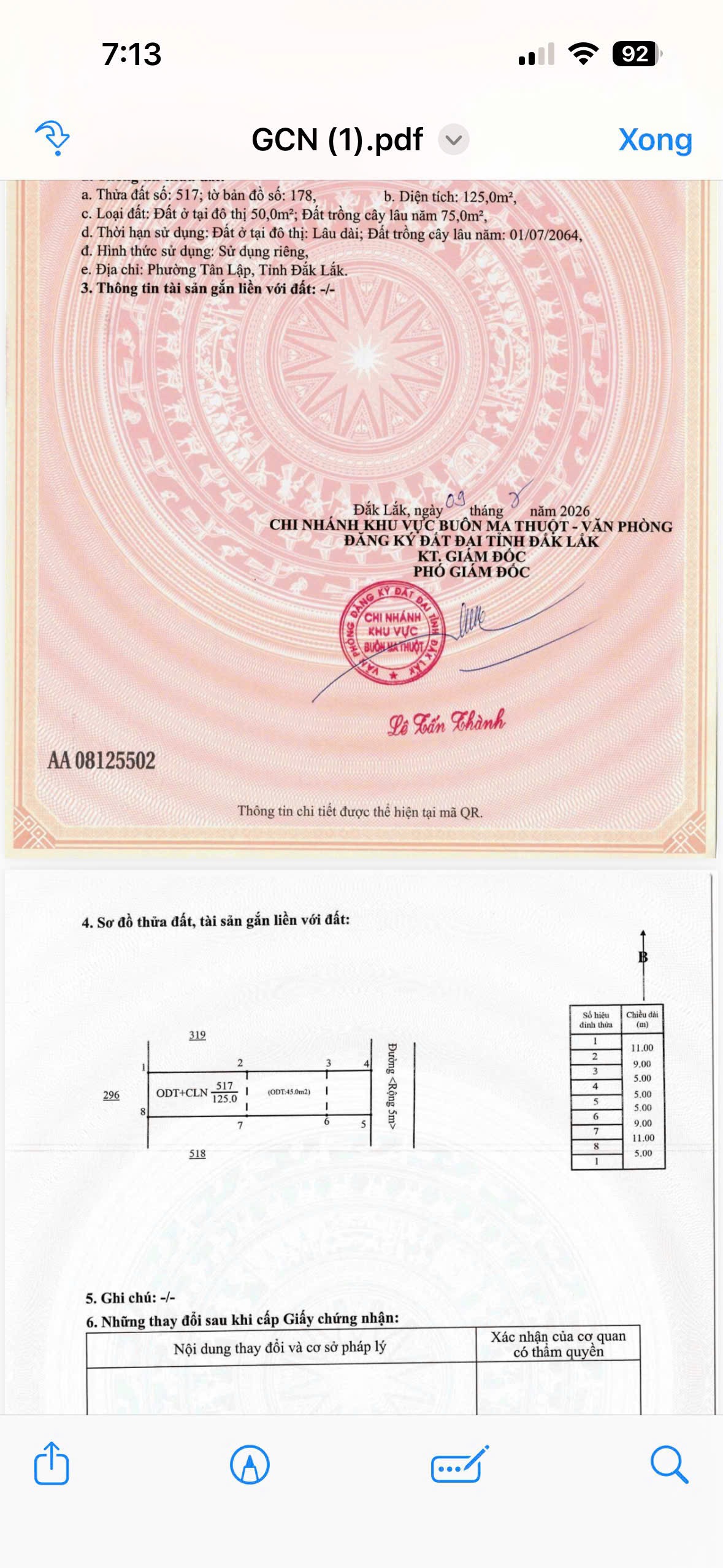 Bán đất nền 125m2 khu Tam Giác Vàng Komleo giá 1 tỷ 150 triệu
