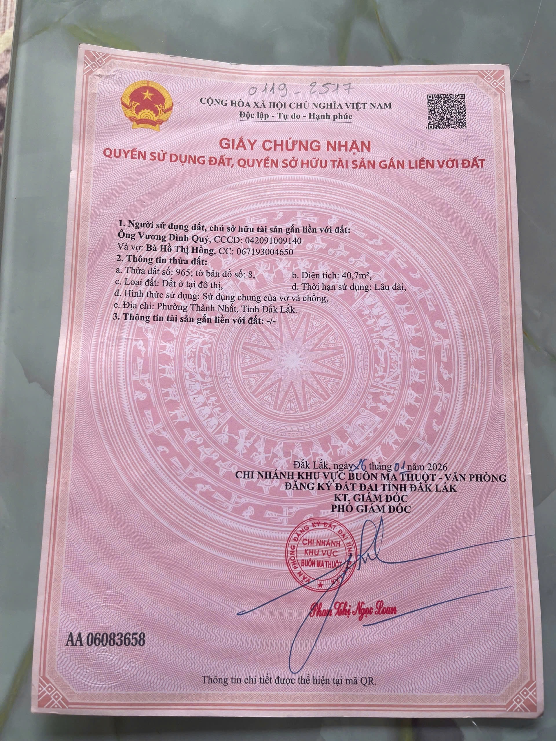 Bán nhà hẻm 194 Trần Nhân Tông phường Thành Nhất Buôn Ma Thuột