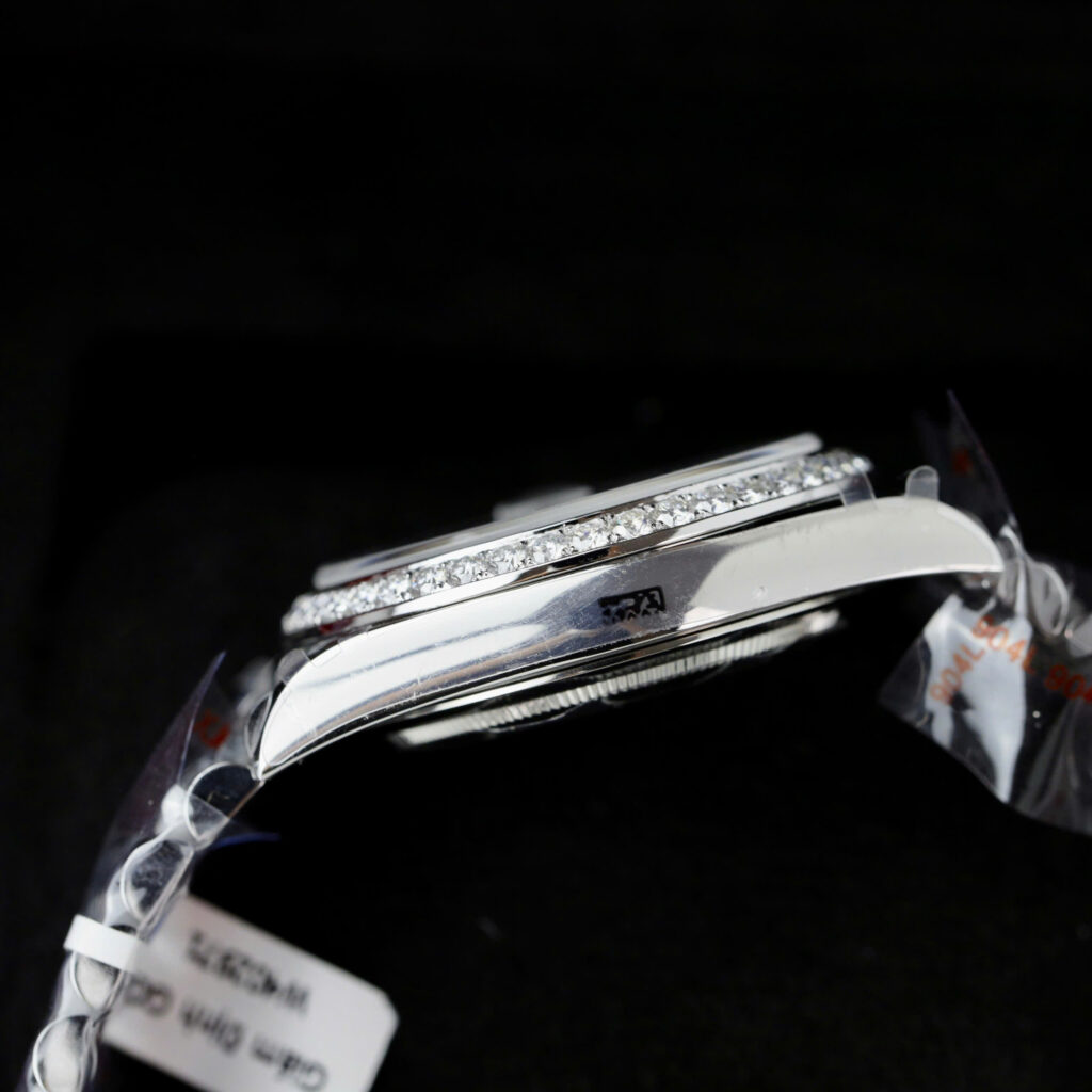 Đồng hồ Rolex Day-Date Rep 11 tinh chỉnh trọng lượng + độ kim cương moissanite GMF 40mm (2)