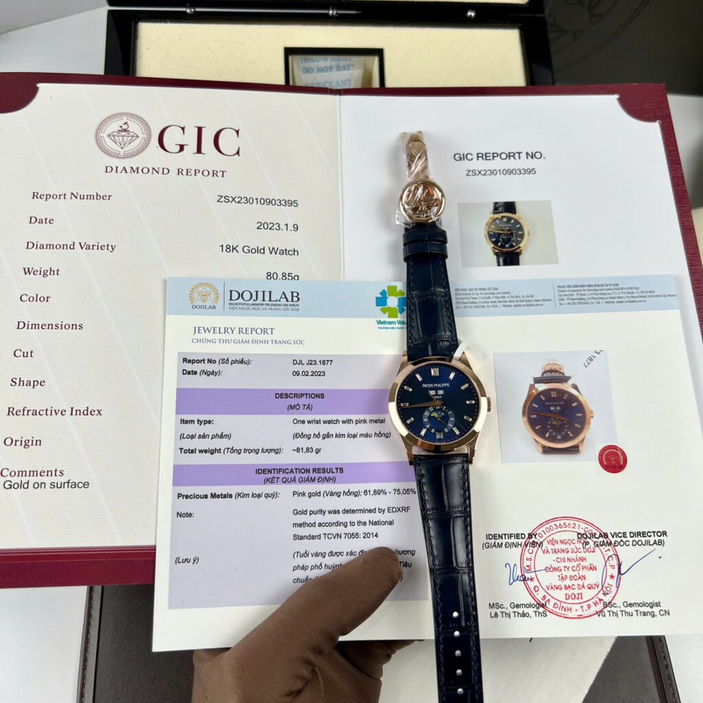 Đồng hồ Patek Philippe 5396R bọc vàng hồng 18k Rep11 39mm 