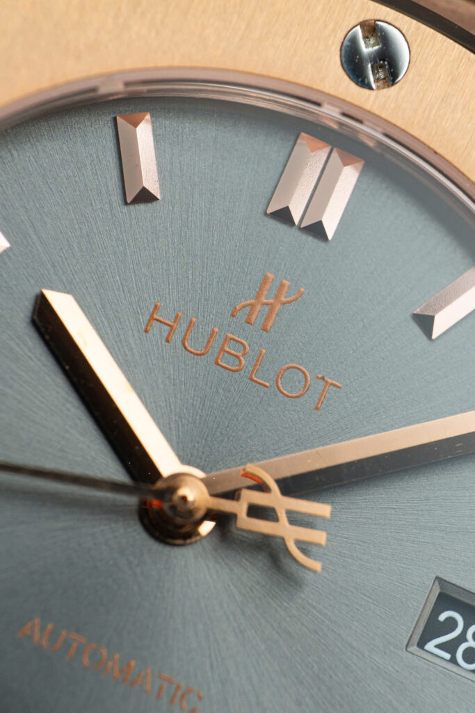 Đồng hồ Hublot Classic Fusion King Gold Replica 11 mặt xám xưởng JJF 38mm (2)