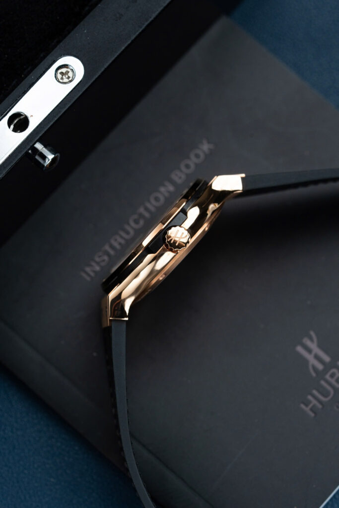 Đồng hồ Hublot Classic Fusion King Gold Replica 11 mặt xám xưởng JJF 38mm (2)