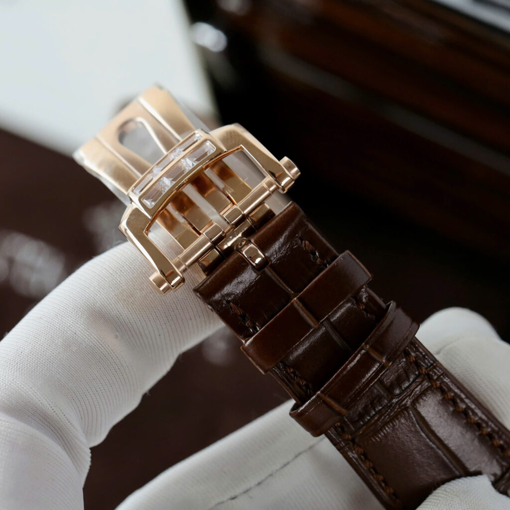 Đồng hồ Patek Philippe Nautilus 5724 Chế Tác mạ vàng hồng mặt xám xưởng PPF 40mm (2)