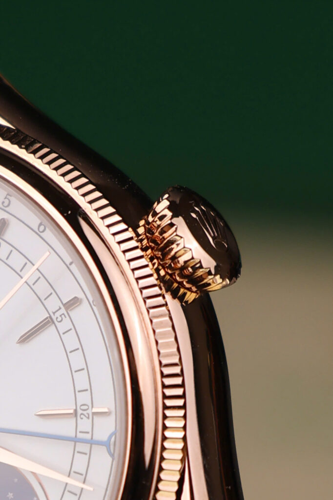 Đồng hồ Rolex Chế Tác Cellini Moonphase 50535 bọc vàng thật 39mm (2)