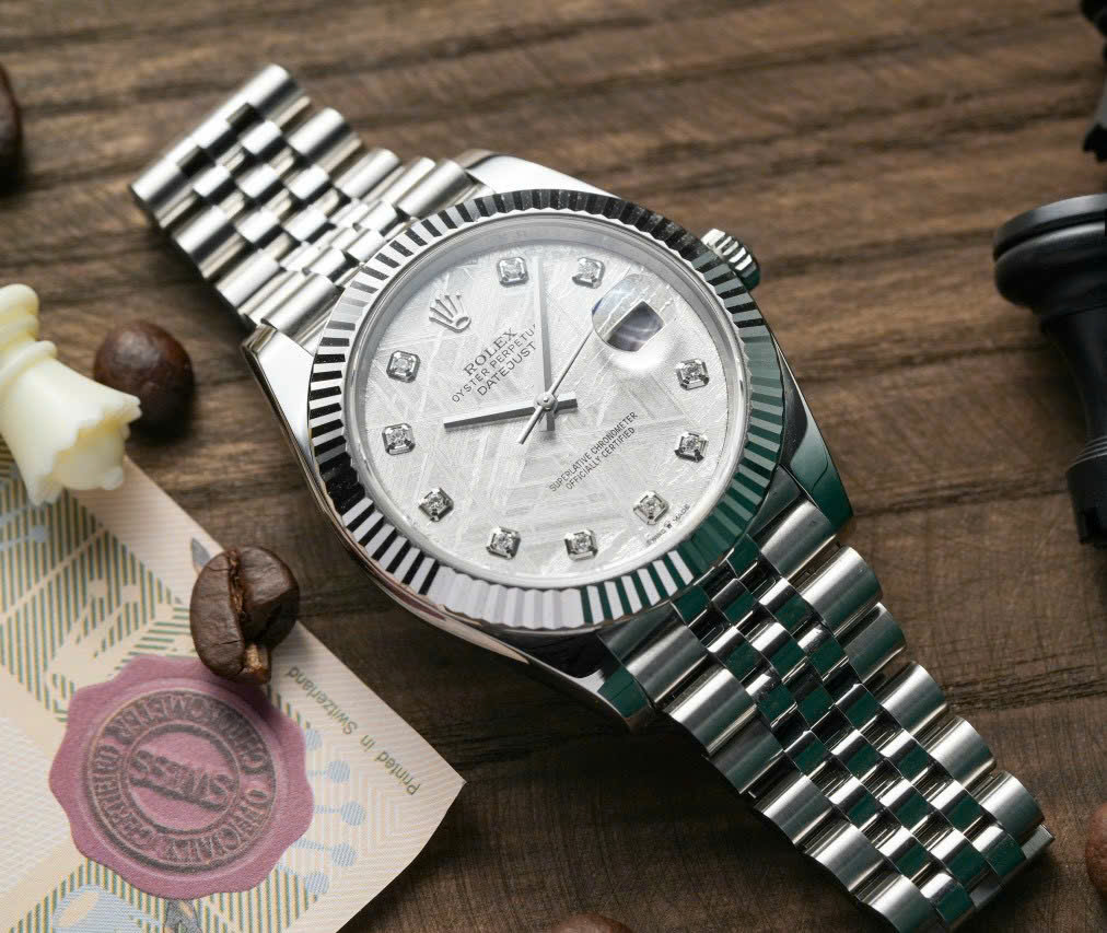 Đồng hồ Rolex DateJust Replica 11 mặt thiên thạch nhà máy Clean 41mm (2)