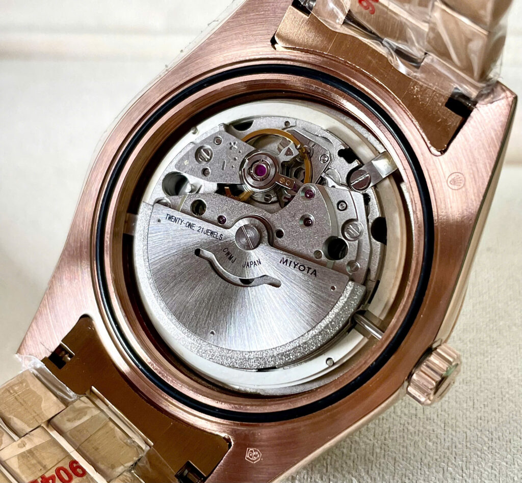 Đồng hồ Rolex Day Date mặt chocolate zf máy Miyota nhật fake 11 40mm