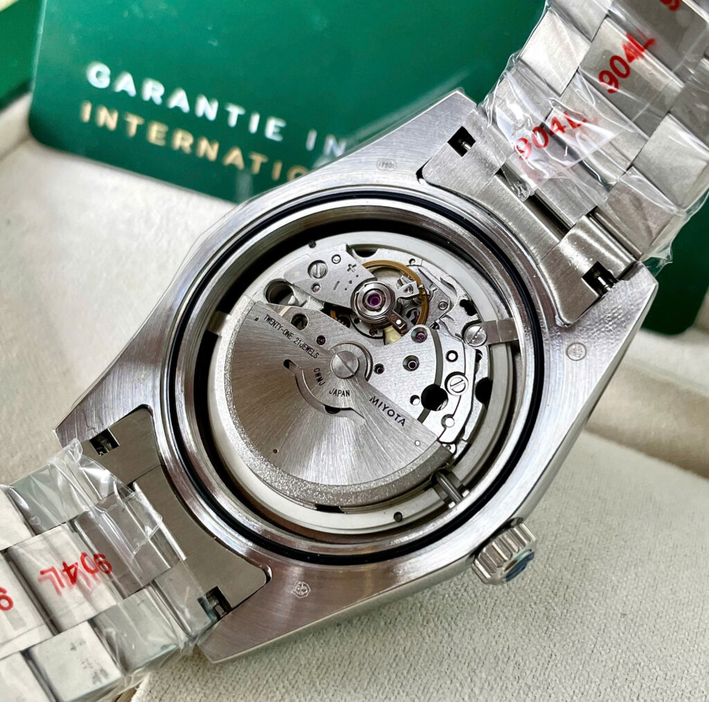 Đồng hồ Rolex Day Date zf mặt xanh blue máy Miyota nhật fake 11 40mm