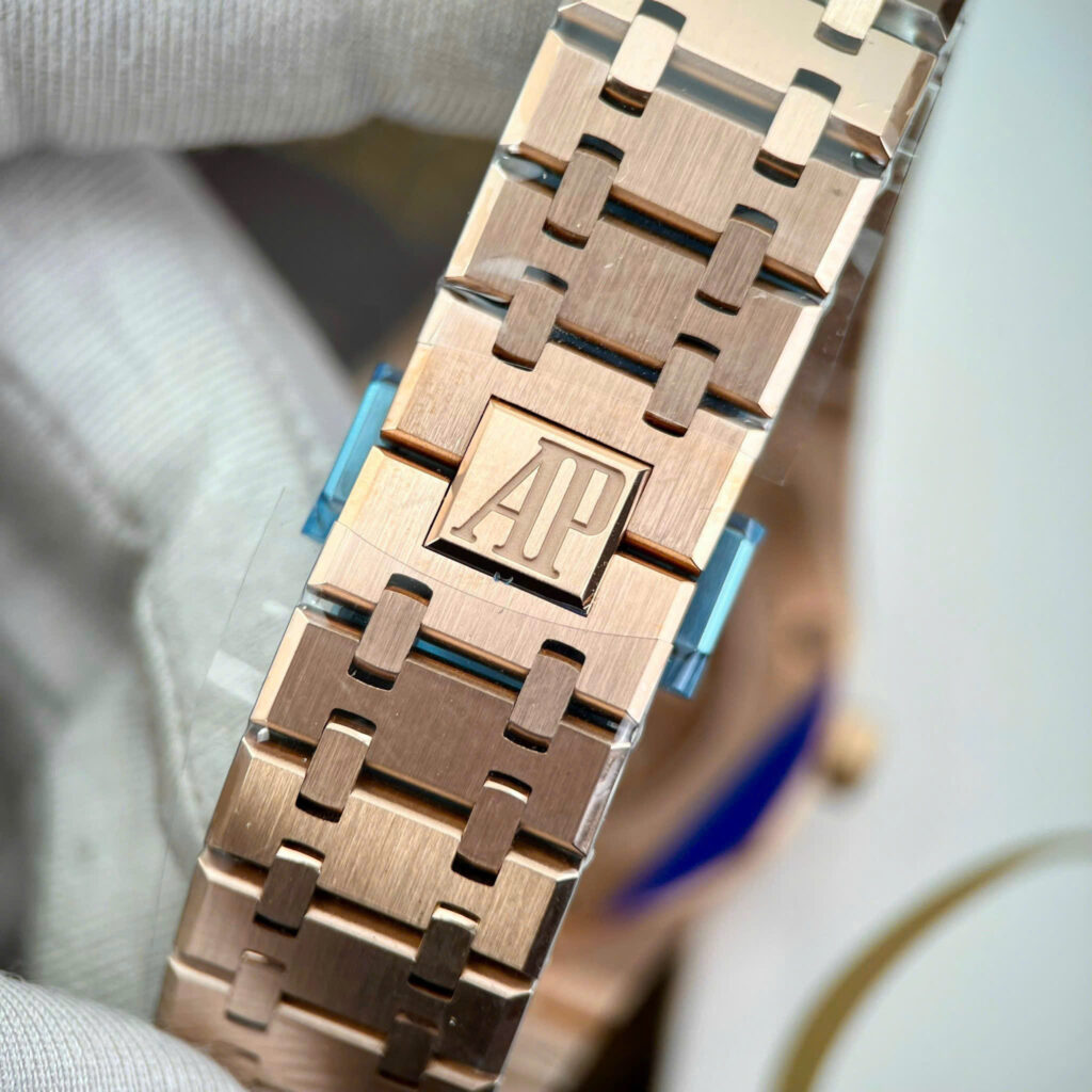 Đồng hồ Audemars Piguet Replica 11 Royal Oak 26574OR mặt xanh blue xưởng APS 41mm (2)