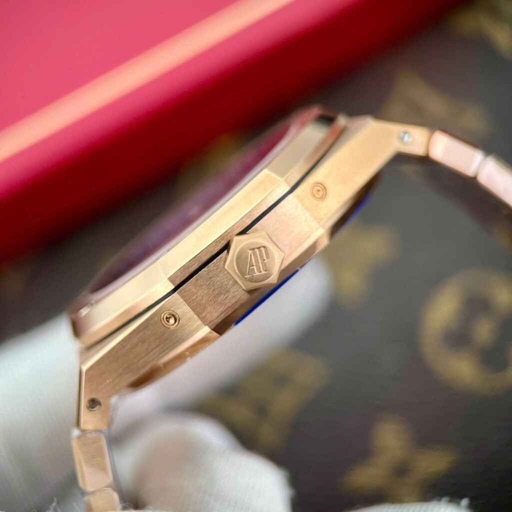 Đồng hồ Audemars Piguet Replica 11 Royal Oak 26574OR mặt xanh blue xưởng APS 41mm (2)