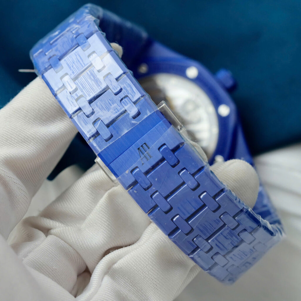 Đồng hồ Audemars Piguet Royal Oak 15500 chế tác vỏ gốm xanh xưởng APS 41mm (2)