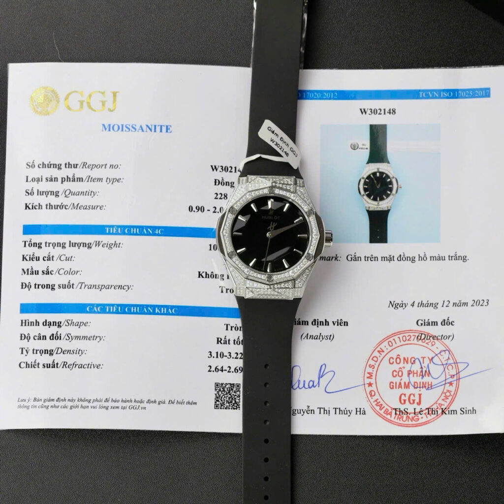 Đồng hồ Hublot chế tác đính full kim cương Moissanite Orlinski Titanium HBF 40mm (9)