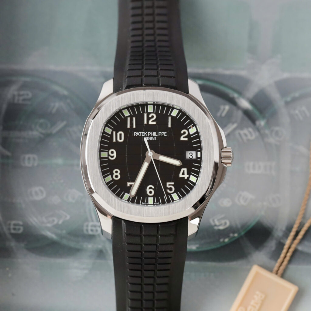 Đồng hồ Patek Philippe Aquanaut 5167 Clone 11 mặt đen dây cao su xưởng PPF 40mm (2)