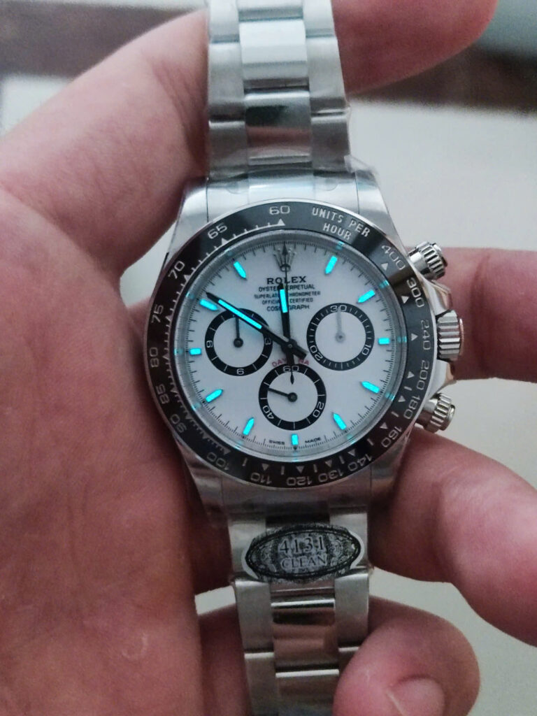 Đồng hồ Rolex Daytona Panda chế tác bộ chuyển động calibre 4131 xưởng Clean 40mm (1)