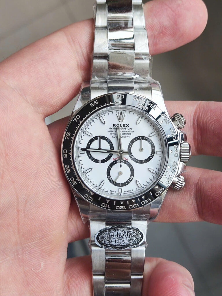 Đồng hồ Rolex Daytona Panda chế tác bộ chuyển động calibre 4131 xưởng Clean 40mm (1)